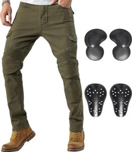 Men's Motocross Riding Pants with Armor Pads