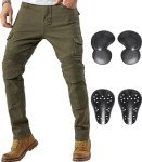 Men's Motocross Riding Pants with Armor Pads