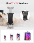 KEMIMOTO Heavy-Duty UTV Phone and Tablet Mount