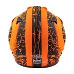 Matte Orange Adult ATV Off-Road Helmet (Large)