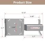 2" Receiver Winch Mount Plate for ATVs
