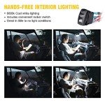 Xprite 9" UTV Mirror with LED Lights