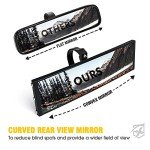 Xprite 9" UTV Mirror with LED Lights