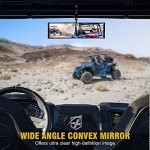 Xprite 9" UTV Mirror with LED Lights