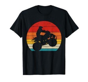 Vintage ATV Quad Bike Riding T-Shirt for Men