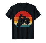 Vintage ATV Quad Bike Riding T-Shirt for Men