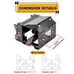WeiSen Winch Mount for Polaris Sportsman 2011-2024