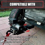 Universal Trailer Hitch Winch Mounting Plate 2" Receiver