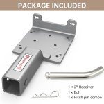2" Receiver Winch Mount Plate for ATVs