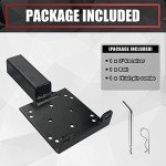 Universal Trailer Hitch Winch Mounting Plate 2" Receiver