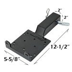 Universal Hitch Winch Mount for ATVs and UTVs