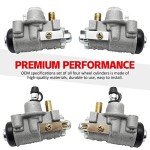 Brake Cylinder & Shoe Set for Honda ATVs