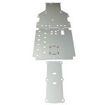 ECOTRIC 3/16" Aluminum Skid Plate for Honda Pioneer 700