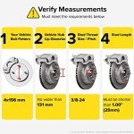 1" ATV Wheel Spacers for Polaris & Kawasaki