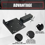 Universal Trailer Hitch Winch Mounting Plate 2" Receiver