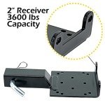 Universal Hitch Winch Mount for ATVs and UTVs