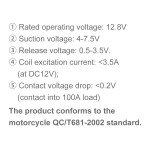 ChenXL Starter Solenoid Relay for GY6 Engines