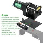 3000 lb ATV Winch with Wireless Remote Control