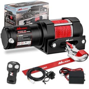 3500 lbs ATV Winch with Wireless Remote Controller