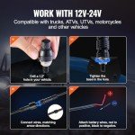 3 FT RGB Whip Lights with Flags - 2 Pack