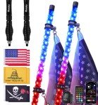 LED Whip Lights with App & Remote Control