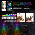 RGB LED Whip Light Set for ATV and UTV