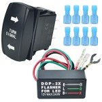 ATV UTV Rocker Switch & Flasher Relay Kit