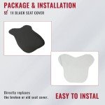 HECASA Waterproof Leather Seat Cover for Polaris ATV