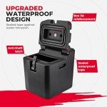 Kemimoto Under Seat Storage Box for Polaris Ranger