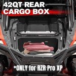 42 QT Rear Cargo Box for Polaris RZR 2020-2024