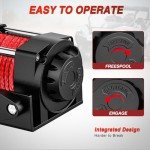 3500 lbs ATV Winch with Wireless Remote Controller
