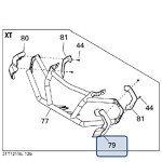 Can-Am Outlander ATV Right Rear Bumper Cap