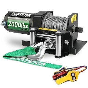 Zostera 2000lb Electric ATV Winch with Remote