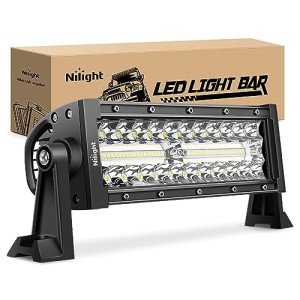 Nilight 9.5-Inch LED Light Bar Combo