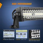 Nilight 9.5-Inch LED Light Bar Combo