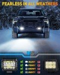 NAOEVO 4-Inch LED Pod Lights for Off-Road Use