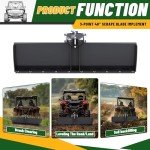 ECOTRIC 48" Adjustable Scrape Blade for ATV/UTV