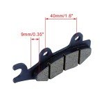 WOOSTAR Rear Brake Pads for ATVs and Quads