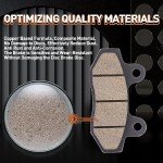 WOOSTAR Rear Brake Pads for ATVs and Quads