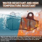 WOOSTAR Rear Brake Pads for ATVs and Quads