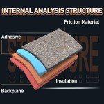 WOOSTAR Rear Brake Pads for ATVs and Quads