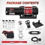 3500 lbs ATV Winch with Wireless Remote Controller
