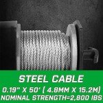 Zostera 2000lb Electric ATV Winch with Remote