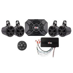 NOAM NUTV5-S Bluetooth Marine Speakers for ATV/UTV