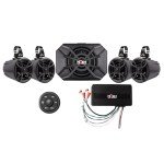 NOAM NUTV5-S Bluetooth Marine Speakers for ATV/UTV