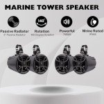 NOAM NUTV5-S Bluetooth Marine Speakers for ATV/UTV