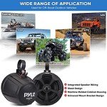 Pyle Waterproof 2-Way ATV Speakers - 1000W