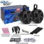 Pyle Waterproof 2-Way ATV Speakers - 1000W