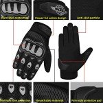 Alpha Cycle Gear Moto Sports Gloves - Black Medium