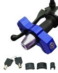 Blue Adjustable Anti-Theft Lock for ATV